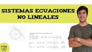Sistemas de ecuaciones no lineales ?