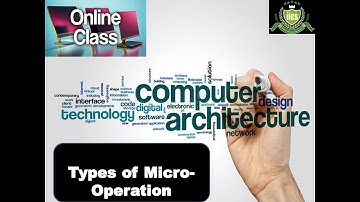 COA | Lecture-20 | Types of Micro-operation | By Devendra Sir | IICS COLLEGE |