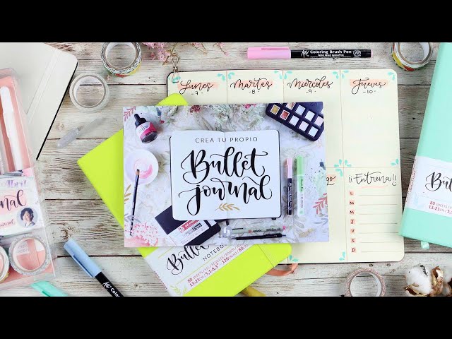 🎨 🖌 CREA TU PROPIO BULLET JOURNAL SET BLEU MENTA 