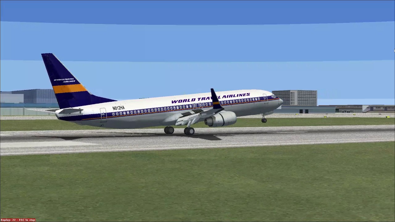 FSX 737 Frankfurt Landing