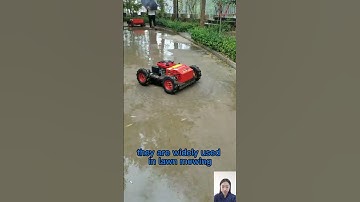 gasoline engine self-charging generator zero turn wireless mowing robot