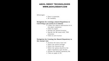 QTP OBJECT REPOSITORY