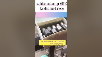 drilling tool carbide button tip for hard stone YG11c#carbidetools #tungstencarbide #rockdrilling