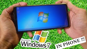 How To Install & Use Windows 7 In Android Phone | Win7 Simu | English