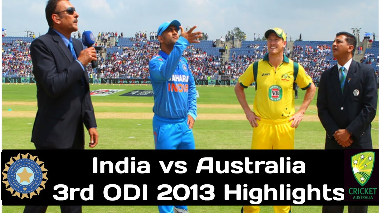 India vs Australia 3rd ODI 2013 at Mohali