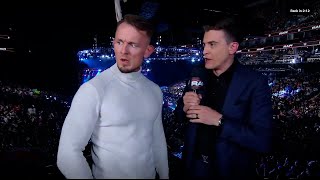 Ludwig Kaiser In-The-Stands Interview With Vic Joseph Raw On Netflix 17022025