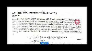 DAC using R-2R resistors (Analog circuits, 18EC42)
