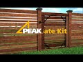 Peak gate kit installation ca en 2023