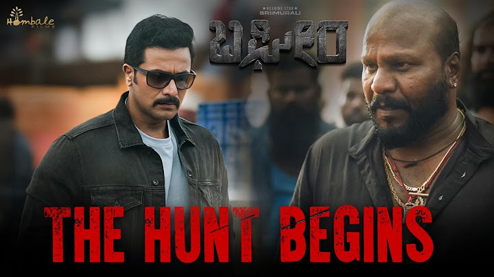 Bagheera - The Hunt Begins | SriiMurali | Rukmini Vasanth | Dr.Suri | Prashanth Neel | Hombale Films