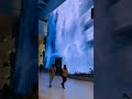 Wonderfall in Changi airport#singapore #terminal 2#digital waterfall#travel vlog