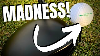 ILLEGAL STRAIGHT FLYING GOLF BALL + 515cc ILLEGAL DRIVER = MADNESS