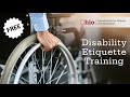 Disability Etiquette Training