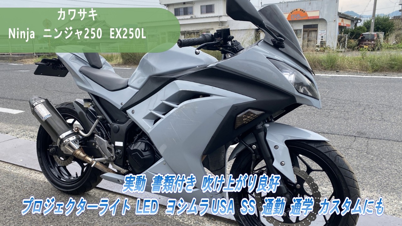 Kawasaki Ninja 250 EX250L, Running Condition, Includes Documents