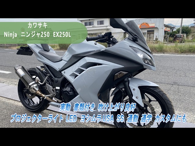 Kawasaki Ninja 250 EX250L, Running Condition, Includes Documents