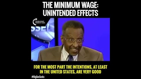 Walter Williams: The Minimum Wage