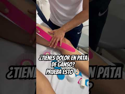 🧐¿Dolor en la Pata de Ganso? ¿Dolor en la parte interna de la rodilla? Prueba este vendaje 👌🏼✅