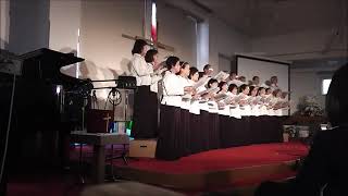 聖歌隊シャロームとワーシップフラのコラボ -Wow, it is collaboration of ship Fra with choir shalom