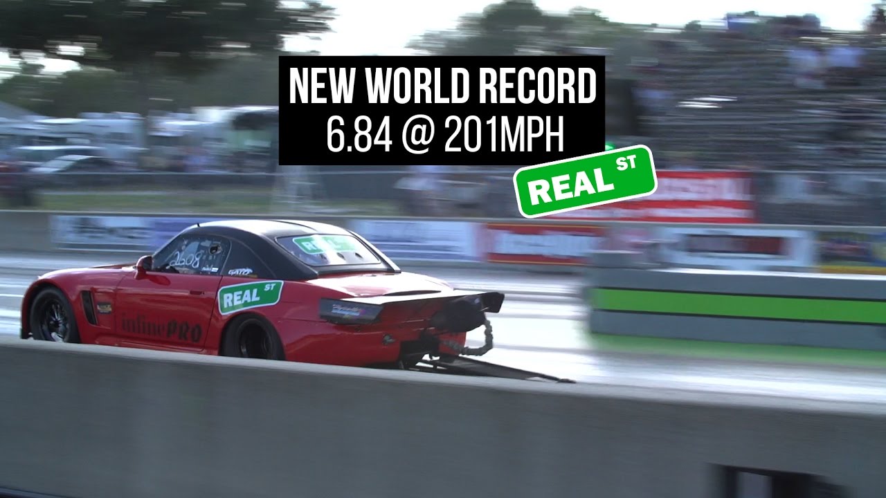 The Quickest and Fastest S2000 Sets a New World Record 6.84@201MPH - Real Street Performance