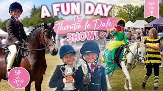 A FUN DAY at THORNTON LE DALE SHOW! 🐴🏆 | Equestrian Vlog