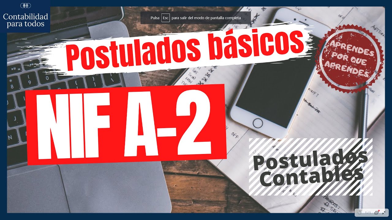 POSTULADOS BÁSICOS 👩‍🏫 DE CONTABILIDAD 🤔❤️❤️