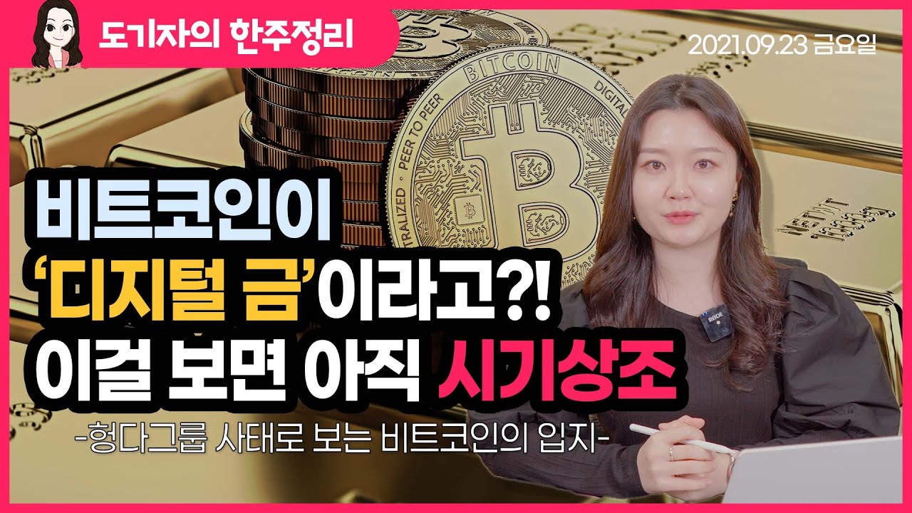 도기자의 한 주 정리] 디지털 골드는 시기상조?…헝다 사태로 보는 비트코인 입지