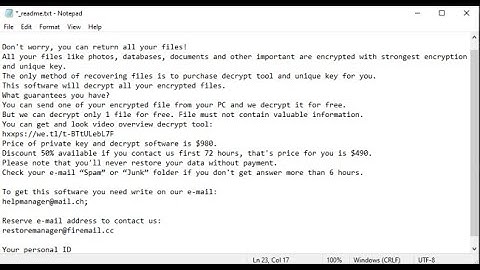How to uninstall (remove) Enfp ransomware and decrypt .enfp files