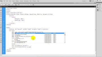 How to Draw Canvas Text TextAlign, TextBaseline, Metrics in HTML5 JavaScript