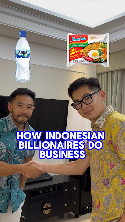 The 2 richest men in Indonesia 🇮🇩