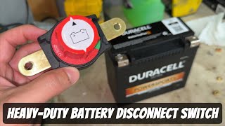 ✅Best Battery Disconnect Switch Heavy-Duty for Cars, Vehicles, RVs, Jet Skis and Boats