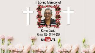 Live Stream: Funeral Mass for Kevin David – March 03, 2026, at 3:00 PM (IST