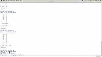 Hangman Program Showcase Ep.1