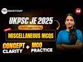 UKPSC JE 2026 Civil Engineering | Miscellaneous MCQs & Concepts part-8 | by Nishima mam