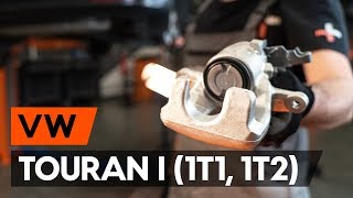 Uzziniet kā atrisināt problēmu ar nomainīt priekšā labais Bremžu suports VW: video ceļvedis