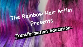 prism hair tutorial / transformation education