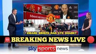 ZINEDINE ZIDANE'S EXPLOSIVE FIRST WORDS TO MANCHESTER UNITED BOARD & PLAYERS REVEALED!