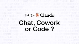 Claude Chat, Code or Cowork: Which Tool to Use with Convertex ? - Convertex University