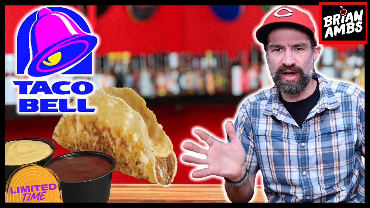 *NEW* Taco Bell Grilled Cheese Dipping Taco! YouTube