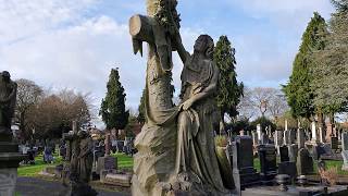 The peaceful Angels of Brandwood End Cemetery