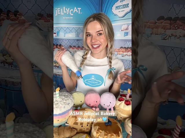 #asmr Jellycat Bakery Roleplay 🍰🩵 #jellycat #asmrvideo #asmrsounds #asmrcommunity #asmrfood