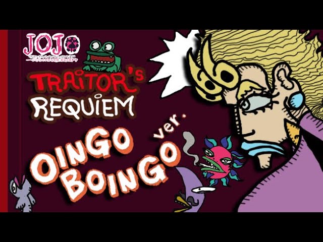 ArtStation - JoJo's bizarre adventure - Golden Wind : TRAITOR'S REQUIEM but OINGO  BOINGO STYLE