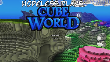 Lets Play Cube World - Ranger - Part 1 - Creating The Character And Meeting Skull Bull