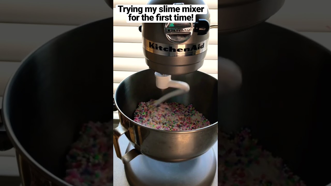 Trying My Slime Mixer for the First Time! YouTube
