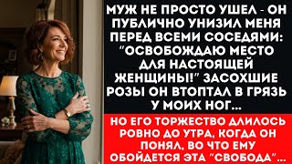 видео: 📢 ШОКИРУЮЩАЯ ИСТОРИЯ Муж унизил жену в годовщину свадьбы и ушел к молодой, но ее месть была ЖЕСТОКОЙ картинка: 📢 ШОКИРУЮЩАЯ ИСТОРИЯ Муж унизил жену в годовщину свадьбы и ушел к молодой, но ее месть была ЖЕСТОКОЙ