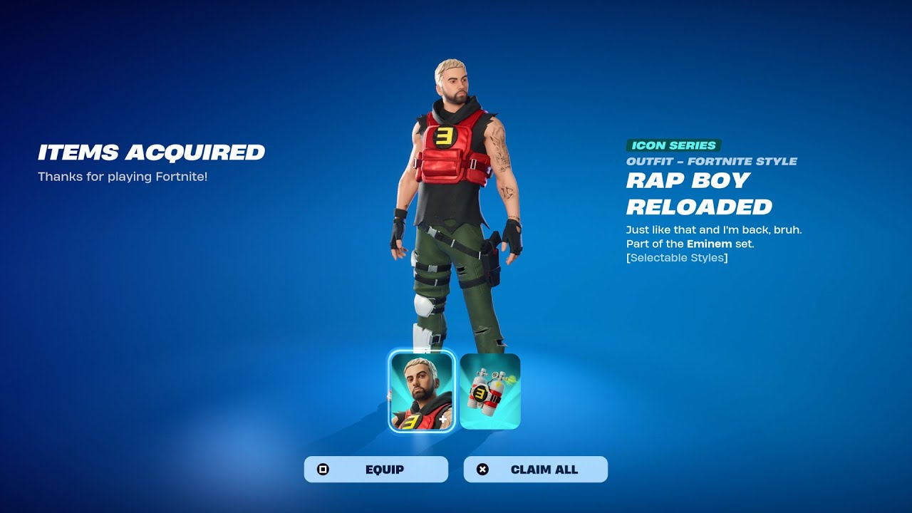 How To Get Rap Boy Skin NOW FREE In Fortnite! (Free Eminem Bundle)