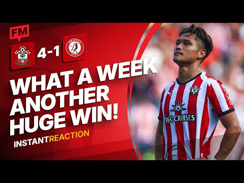 🚨INSTANT REACTION Southampton 4 - 1