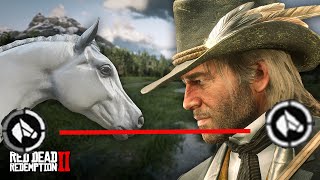 How fast can Arthur's horse go from minimum bonding to maximum bonding in Red Dead Redemption 2?