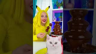 Efsane Jöle Gözlerle Çikolata Şelalesi 😻✨