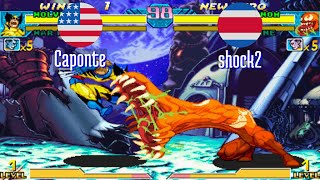 FT10 @mvsc: Caponte (US) vs shock2 (CR) [Marvel vs Capcom Fightcade] Nov 17
