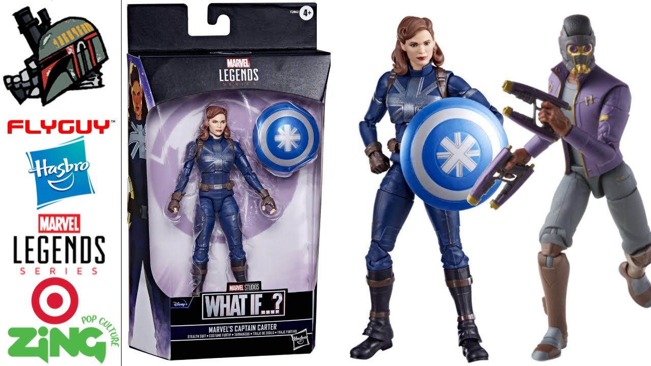 Обзор фигурки FLYGUYtoys Marvel Legends «Что, если капитан Картер: стелс-костюм и Звёздный лорд»