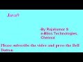 Know Java9 in less than 5 minutes - By Rajakumar e-Bliss Technologies Mylapore